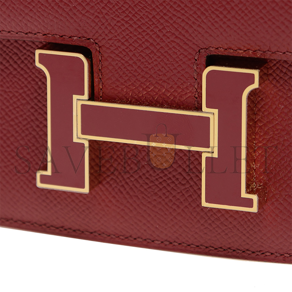 HERMES MASTER CONSTANCE 18 EPSOM H028369CCK1(18*15*4cm)